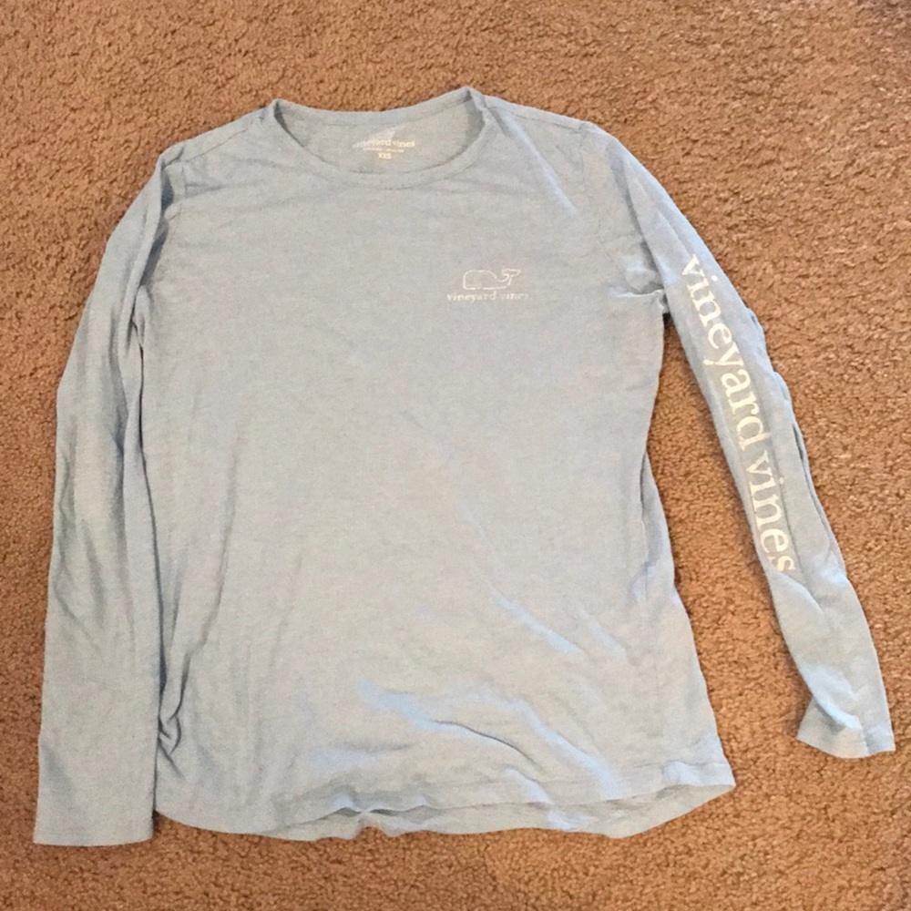 Baby blue Vineyard Vines long sleeve